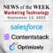 Top MarTech News From the Week of September 12th