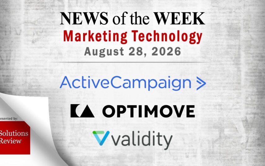Top MarTech News From the Week of August 28th, 2026