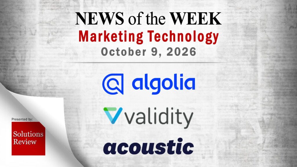 Top MarTech News From the Week of October 9th, 2026