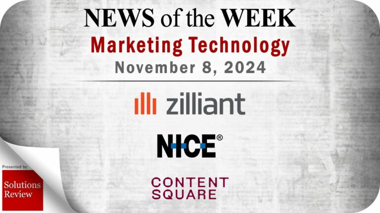 Top MarTech News From the Week of November 8th
