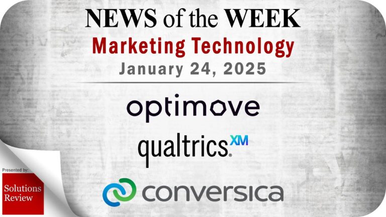 Top MarTech News From the Week of January 24th Updates from Optimove, Qualtrics, Conversica, and More