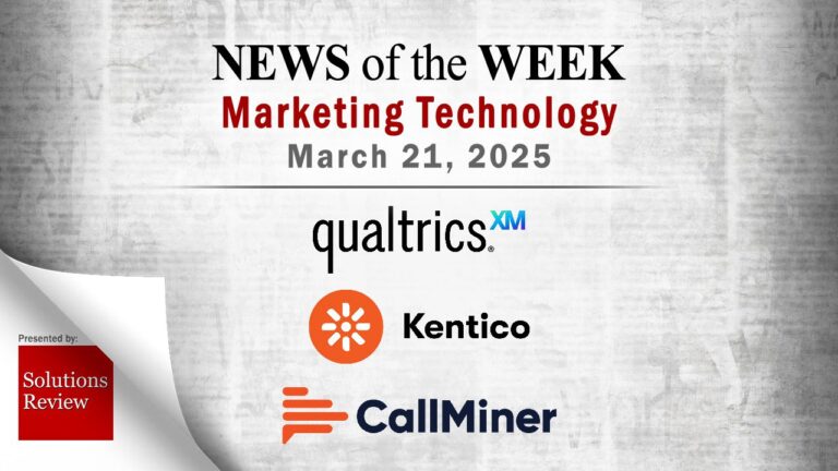 Top MarTech News From the Week of March 21st