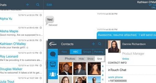 inTouch Tangoes New Enterprise Mobile Messaging App