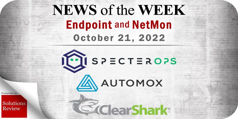 Endpoint Security and Network Monitoring News for the Week of October 21