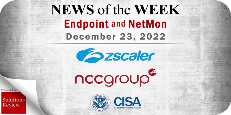 Endpoint Security and Network Monitoring News for the Week of December 23