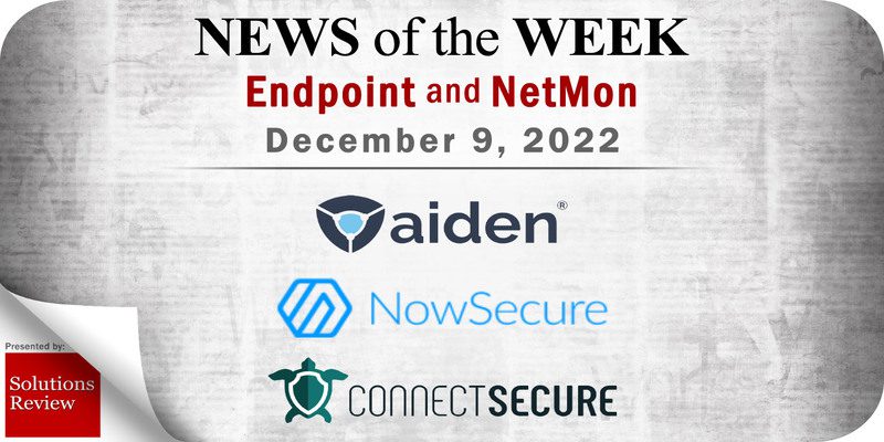 Endpoint Security and Network Monitoring News for the Week of December 9