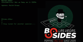 BSides Las Vegas: Scalability, Not as Simple as it SIEMs
