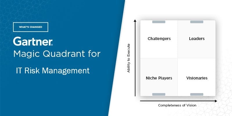 Findings: The 2020 Gartner Magic Quadrant for IT Risk Management