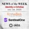 Identity Management and Information Security News for the Week of July 18th