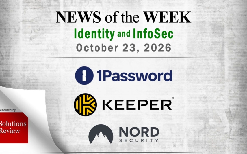 Identity Management and Information Security News for the Week of October 23rd