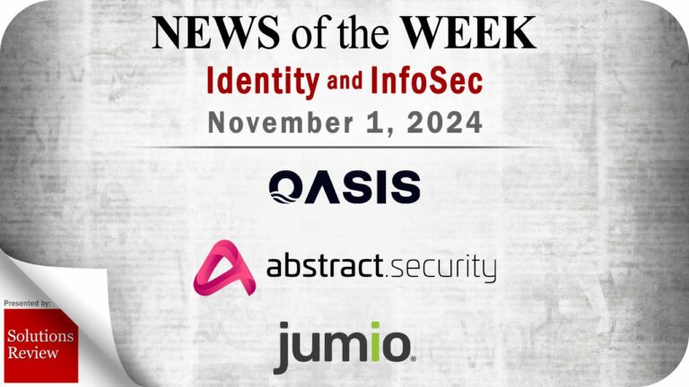 Identity Management and Information Security News for the Week of November 1st