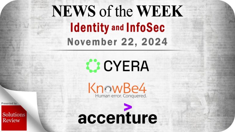 Identity Management and Information Security News for the Week of November 22nd