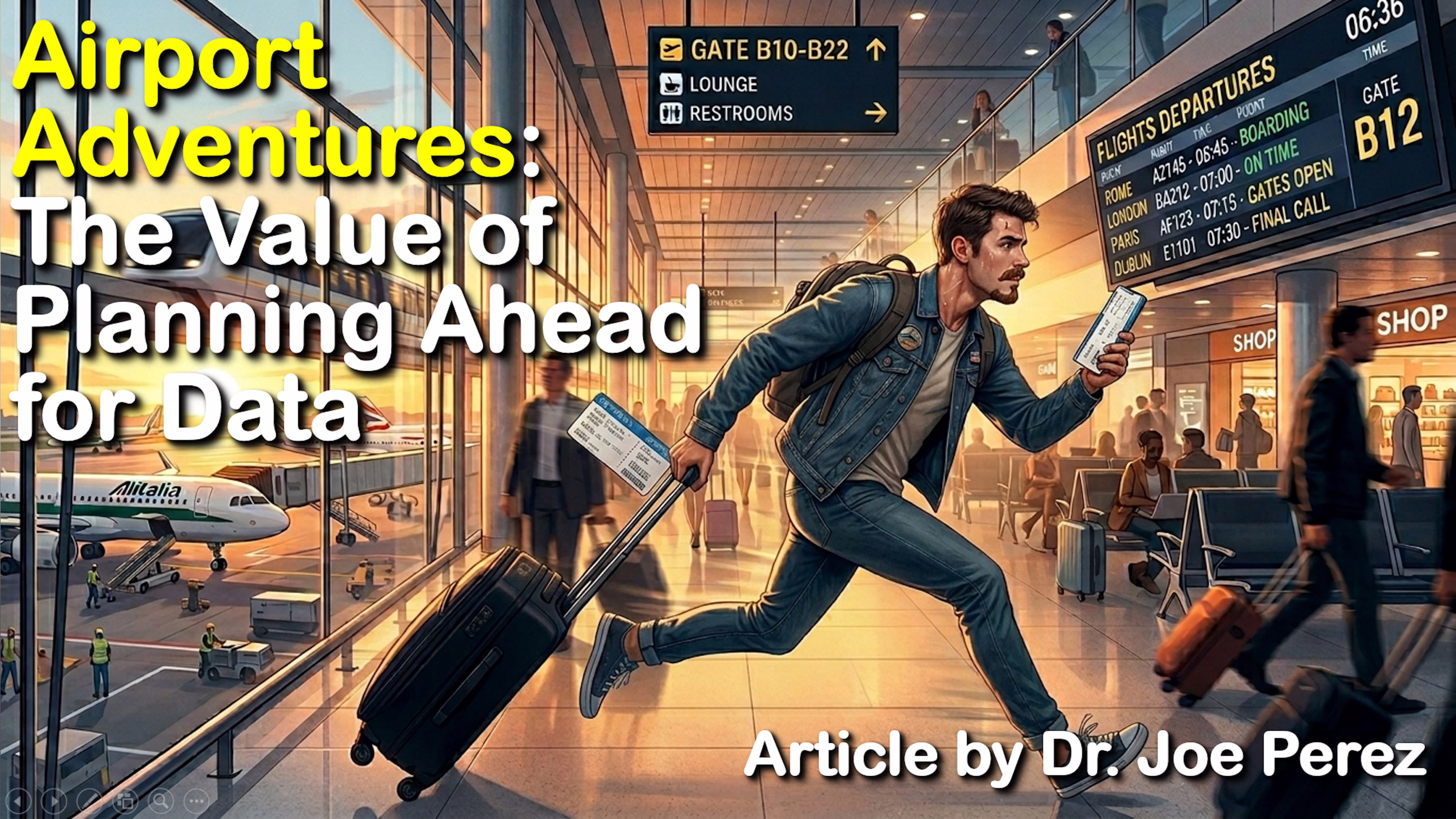 Airport Adventures: The Value of Planning Ahead for Data