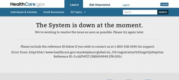 ObamaCare a failure of data integration