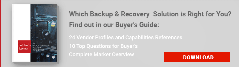 Gartner Magic Quadrant for Enterprise Backup and Integrated Appliances