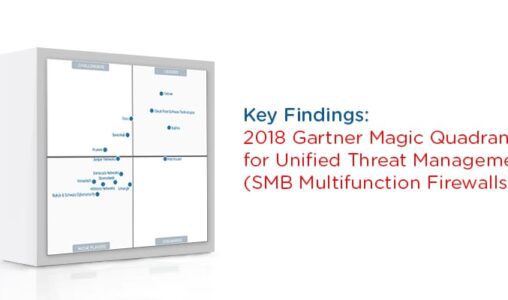 Key Findings - The Gartner Unified Threat Management 2018 Magic Quadrant