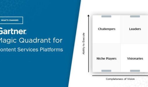 The editorWhat's Changed- 2021 Gartner Magic Quadrant for Content Services Platformss at Solutions Review highlight what’s changed since the last iteration of Gartner’s Magic Quadrant for Content Services Platforms and provide an analysis of the new report. Analyst house Gartner, Inc. has released its 2021 Magic Quadrant for Content Services Platforms. The researcher defines Content Services Platforms (CSPs) as “the foundational component in an organization for the management and use of content.” CSPs also deliver a way for employees to retrieve and work with content in a seamless way across devices and organizational boundaries, making them an essential component of digital workplace strategies. Core capabilities of CSPs include content repository; document and content management library services; reporting; mobility; open APIs; enterprise administration; metadata, and content collaboration, among others. The content services market is extremely mature, with a number of vendors having had products in this field for over 30 years. As a result, many core capabilities have become commodity features with minimal differentiation. Newer vendors have taken a different approach to some of these areas, making critical capabilities a blend of optional and core capabilities. Gartner’s critical capabilities for CSPs include records management; process automation and app development; security and privacy intelligence; content intelligence; productivity intelligence; new work hub connectors; business role hub connectors; federation; content collaboration, and PaaS/SaaS deployment. PaaS and SaaS deployment has seen the greatest growth in recent years. Businesses are on the hunt for modern, cloud-based solutions in a market that has primarily been populated with traditionalist technology. This is changing quickly, as many users are now focused on cloud deployments to modern existing implementations. Vendors offering native SaaS solutions are growing quickly, while long-standing providers that have previously been slow to deliver a SaaS/PaaS solution are now making more developments in that area. Users looking to implement new content services should note that CSPs are rarely deployed as stand-alone solutions. Typically, there is some existing technology in place as well. Migration and re-platforming can be a costly process and the business application ecosystem that the CSP needs to integrate with can be a big differentiating factor. The degree to which an app can be integrated will have a significant impact on adoption. In this Magic Quadrant, Gartner evaluated the strengths and weaknesses of 18 providers that it considers most significant in the marketplace and provides readers with a graph (the Magic Quadrant) plotting the vendors based on their Ability to Execute and their Completeness of Vision. The graph is divided into four quadrants, niche players, challengers, visionaries, and leaders. At Solutions Review, we read the report, available here, and pulled out the key takeaways. Gartner adjusts its evaluation and inclusion criteria for Magic Quadrants as software markets evolve. As a result, Fabasoft, d.veleop, and Intalio were added to this year’s report, while Axway was dropped. Gartner also occasionally lists honorable mentions that did not meet the inclusion criteria but may be of interest to their clients. This year’s honorable mentions are AISHU, Macrowing Software Technology, KnowledgeLake, and Siav. Representative vendors in this year’s Magic Quadrant are AODocs, Box, DocuWare, d.velop, Fabasoft, Hyland, IBM, iManage, Intalio, Kyocera Document Solutions, Laserfiche, M-Files, Microsoft, NetDocuments, Newgen, Objective, OpenText, and SER Group. With no challengers named in this year’s report, the 18 vendors are spread across the leader, niche player, and visionary categories. The leader quadrant is the most sparse this year, housing only four vendors. Microsoft is far and away the top vendor in this section of the graph, winning out in its ability to execute and its completeness of vision. The vendor’s success could be attributed to Microsoft 365’s continuous development and update cycle. Also a leader this year, Hyland offers three CSPs, two of which have proven to be able to scale to support billions of documents. Box is also a leader in this year’s Magic Quadrant. The vendor recently announced an expanded relationship with Microsoft and Google Cloud, along with closer integration with Microsoft 365 and Google Workspace. Box also acquired SignRequest this year. Rounding out the 2021 leaders is OpenText, which has a true global presence and a strong ecosystem of more than 600 international partners to implement and support multi-national clients. The niche players quadrant is the most densely populated this year, holding eight vendors. NetDocuments, iManage, and IBM are in close competition. NetDocuments boasts strength in email collaboration, which has been extended to allow IT to centrally adopt and distribute ndMail capabilities. iManage differentiates itself through its flexible and powerful mechanism for defining label-based security. Additionally, IBM customers can utilize a full IBM technology stack, including infrastructure, database, and content services platforms. The remaining niche players are Objective, Fabasoft, AODocs, DocuWare, and Kyocera Document Solutions. Objective’s niche player status could be due to its focus on markets where information governance and records management are a priority. New vendor, Fabasoft places emphasis on model-driven, low-code deployment of content and business process services, which could have resulted in its niche player status. AODocs’ placement is possibly because its operations are mainly based in Europe and North America. DocuWare touts a long-standing SaaS platform that has full feature parity with its on-prem solution, so users can deploy either without sacrificing capabilities. Finally, Kyocera has a strong presence in the DACH region, primarily with yuuvis, which offers a relatively complete set of CSP capabilities. The final quadrant, the visionaries, houses the last six vendors. Laserfiche is placed closest to the X-axis. The vendor has recently continued to roll out its hybrid architecture and SaaS services, while also expanding its Microsoft 365, Teams, and Outlook integrations. M-Files, located close to Laserfiche, focuses its CSP on the automation of business administration and business operation scenarios. Also a visionary this year, SER Group provides a broad set of business role hub connectors using its Doxis4 SmartBridge service. The final visionaries in this year’s Magic Quadrant are Newgen, d.velop, and Intalio. Newgen is in close competition with SER Group, as its advanced features enable users to interact with third-party individuals and platforms. d.velop has been mainly focused on core functionality, including collaborative authoring, external file sharing, and electronic signatures for its SaaS-based platform, which is built on Elasticsearch and Amazon S3. Finally, Intalio, another new vendor, has successfully embedded AI capabilities within its CSP, delivering a rich range of cognitive services that enable content recognition and classification. Read Gartner’s Magic Quadrant for Content Services Platforms.