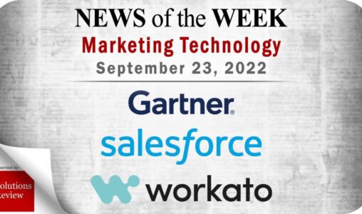 Top MarTech News for the Week of September 23, 2022