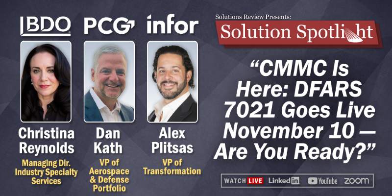 What to Expect from the Solutions Spotlight with PCG and Infor on November 14th